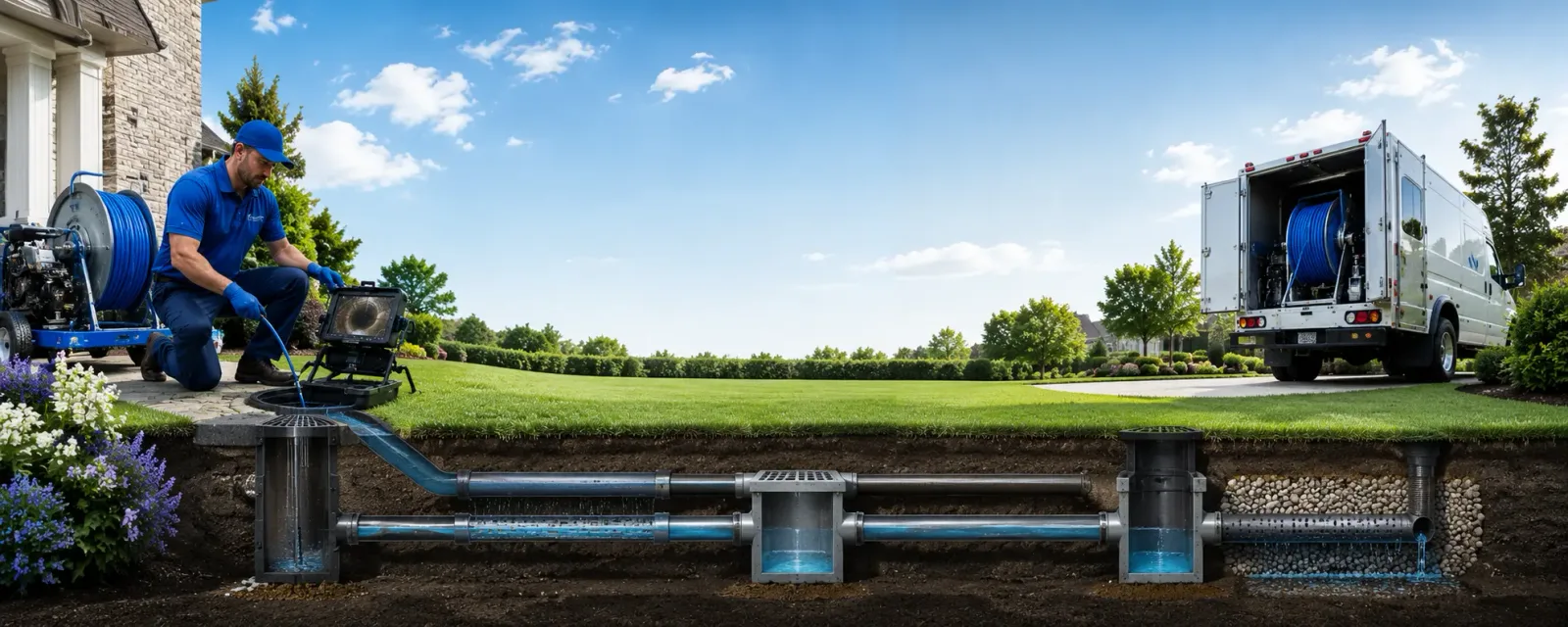 Outdoor drain cleaning information for Eldorado, WI