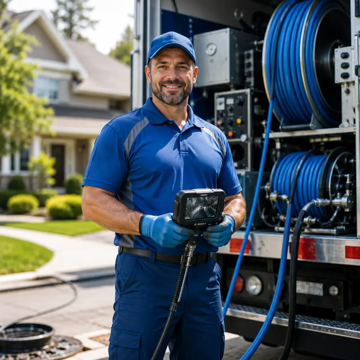Local outdoor drain cleaning specialists in Eldorado, WI